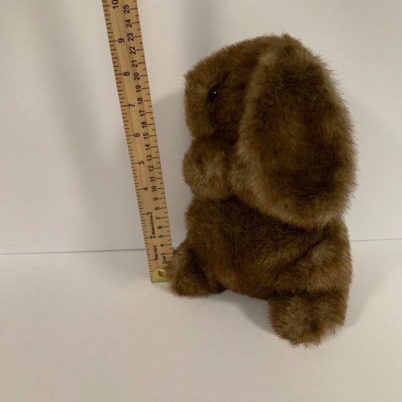 Cute Brown Spring Easter Bunny Super Soft Plush Christmas Birthday Gift EUC - Picture 8 of 9
